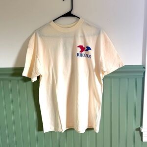 Rhude Cream T shirt Size Medium NWT